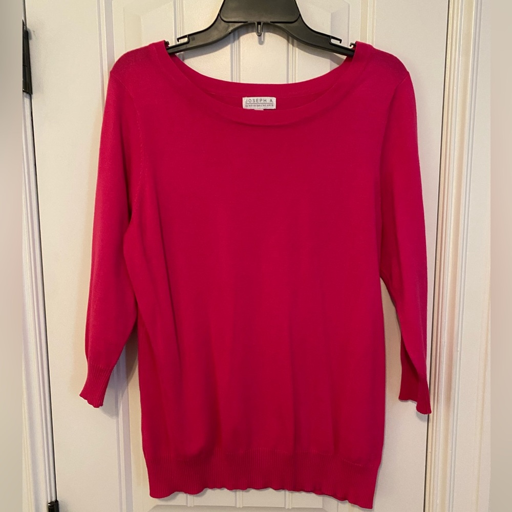 Joseph A Pink Sweater